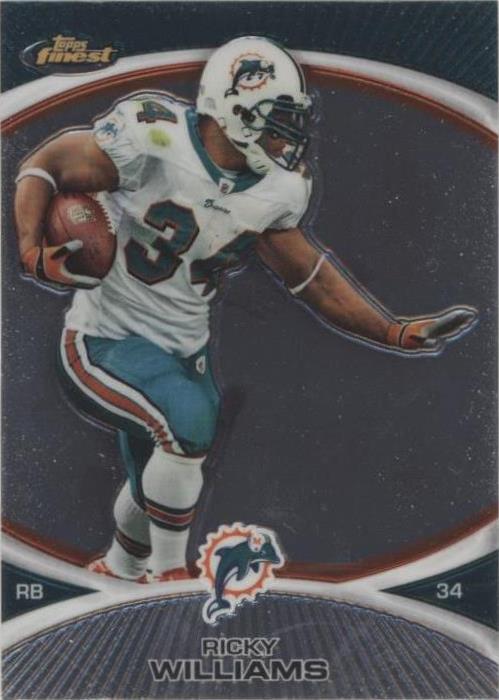 2010 Topps Finest Ricky Williams #63 - 1 of 2