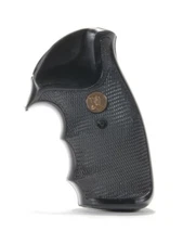 Pachmayr Grips with Finger Grooves S&W N-Frame Square Butt Rubber Black 03292