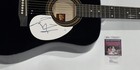 JAMES TAYLOR SIGNED FULL SIZE BLACK ACOUSTIC GUITAR SWEET BABY JAMES JSA COA — photo 2