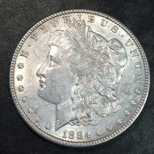 1884 Morgan Silver Dollar - Exact Coin Shown #Q450