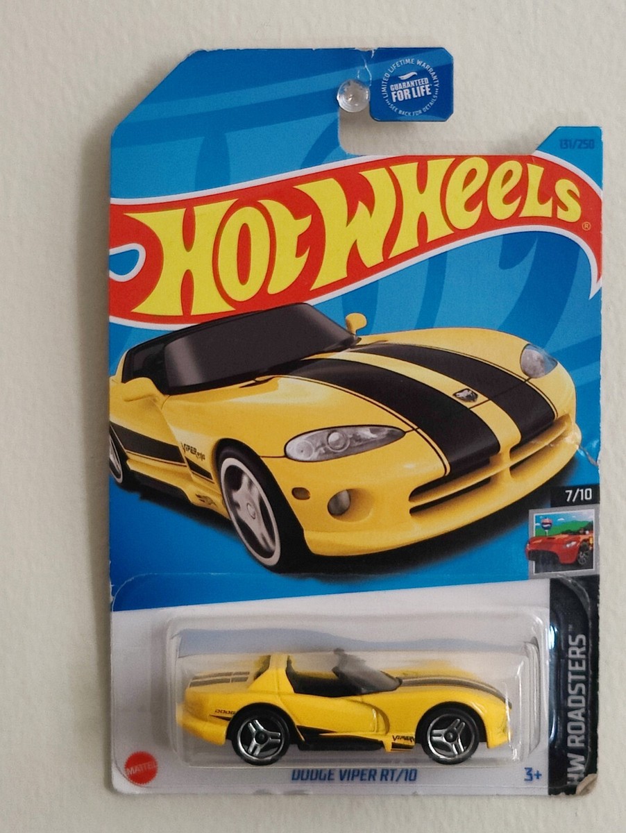 Error Hot Wheels 2021, Dodge Viper RT/10, HW Roadsters, #131, 7/10