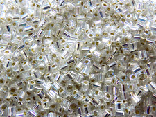 Seed bead 200 GRAMS 6/0 Japanese Hex Glass Beads wholesale Crystal S/L AB 635