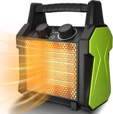 Outdoor Heater for Patio, Electric Space Heater with Overheat Protection, 1500W 