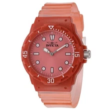 Invicta Celestial Women's Watch - 35mm, Transparent, Red (49210)  New