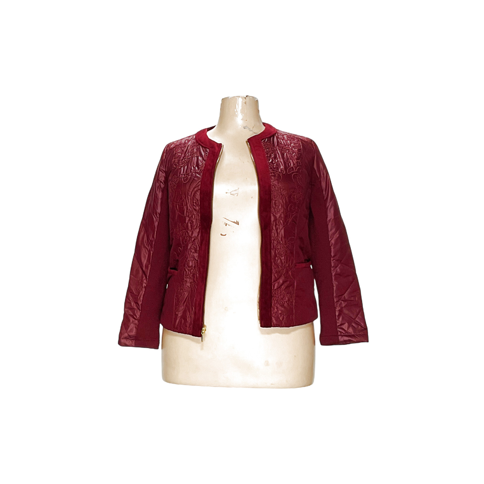 Chico's Plus-Size Red Basic Jacket - image 1