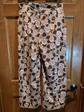 Toad Co Women  s Wide Leg Knit Floral Pants NWOT