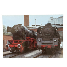 Postkarte AK Zug Eisenbahn Dampflok 23 105 23...