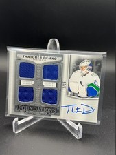 2024-25 Upper Deck The Cup Foundations #F-TD Thatcher Demko /15 Auto Patch