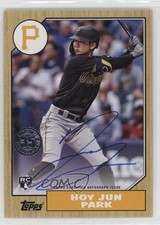 2022 Series 2 1987 Topps Baseball Hoy Park Jun #87BA-HP Auto sh7