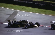 LOTUS 91 NIGEL MANSELL 1982 BRITISH GRAND PRIX BRANDS HATCH 35MM SLIDE PHOTO