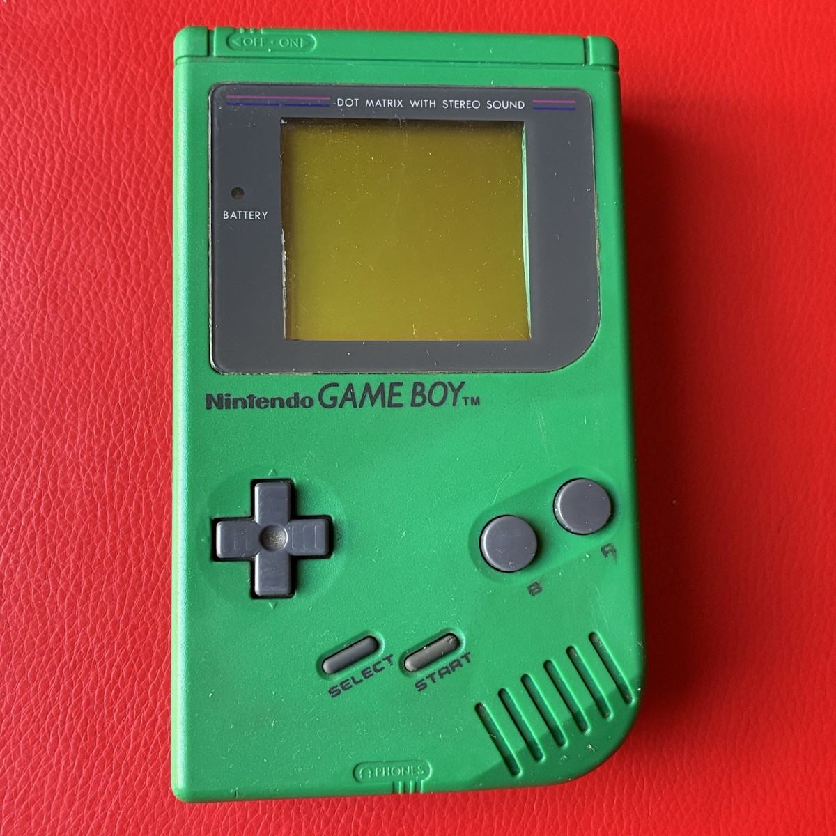Nintendo Game Boy Original DMG-01 Console Play It Loud GREEN - 100