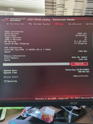 Asus Rog Rampage IV Extreme W/i7-4820k and IO Shield - Photo 2/8