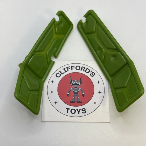 Vintage TMNT Double Barreled Plunger Gun 1989 Left / Right Shield Part Accessory