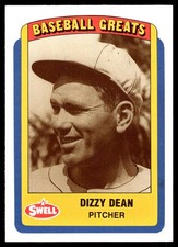 Dizzy Dean 1990 Swell Baseball Greats #6 Cardinals MLB READ FREE SHIPPING