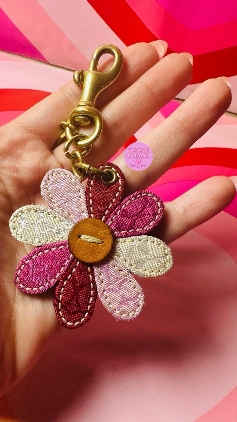 Coach Daisy Patchwork Charm - image 6