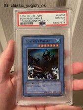 Yugioh Fortress Whale TP7 - EN003 PSA 10 tournament pack 7