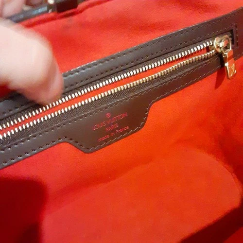 Louis Vuitton Damier Manosque PM Canvas Hand Tote Bag N51121 Used Japan - Picture 9 of 15