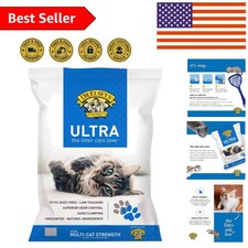 18 lb Unscented Clumping Clay Cat Litter - Allergy-Friendly Formula