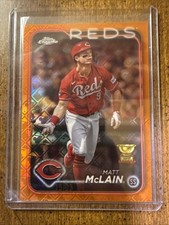 MATT McLAIN 2024 Topps Chrome Logofractor Edition ORANGE /25