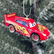 Lightning McQueen Ornament • Disney Cars Movie • Race Car Decor