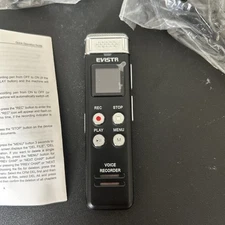 EVISTR 8GB Digital Voice Recorder Voice Activated Recorder with Playback.