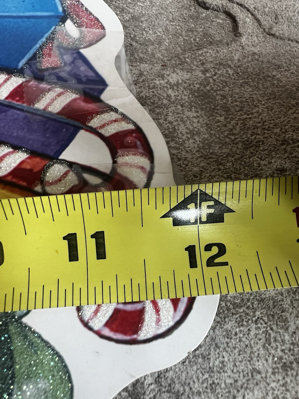 90s Vintage Christmas Wall Paper decoration Die Cuts Lot Of 6