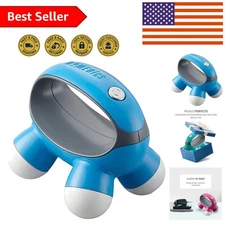 Quatro Mini Hand-Held Massager - Lightweight, Battery Operated Vibration Therapy