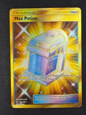 Pokemon - Guardians Rising - Secret Rare Full Art - Max Potion 164/145 - NM ENG
