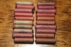 1940'S-50'S COLLECTION-(20)TWENTY WHEAT CENT ROLLS-NICE CONDITION-NICE VARIETY