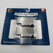 Walthers HO SceneMaster 2-Pack UPS 26' Drop-Floor Trailers. 949-2550. New!