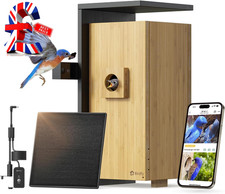 Smart Bird Box with Camera 2025 New Version, 1080P Dual-Cam, Remote Control AI &