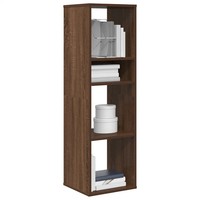 BüCherregal Braun Eichenoptik 34X31X112 Cm Holzwerkstoff Standregal