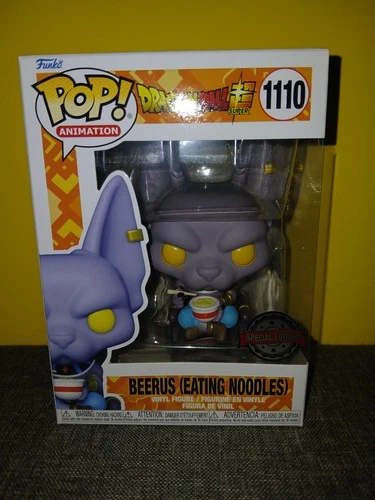 Funko Pop! Vinyl: Dragon Ball - Beerus (Eating Noodles) - Special Edition #1110