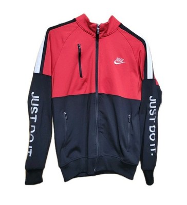 Nike  just Do it  Dri-Fit track Jacket Men's Small  red black