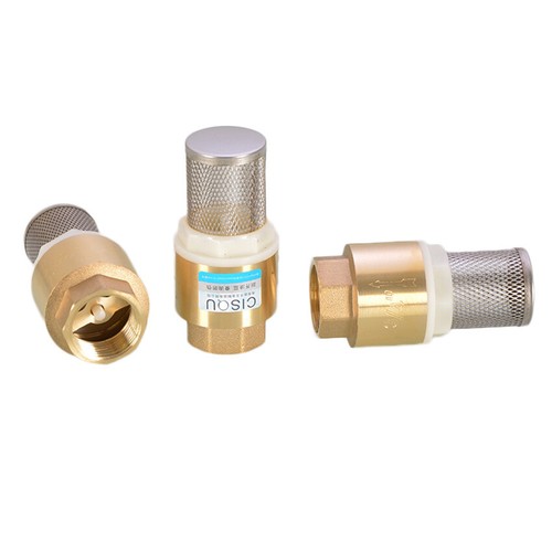 Brass Non Return Valves 1/2" to 2" Female Thread Spring Check Valve & Strainer - Picture 2 of 13