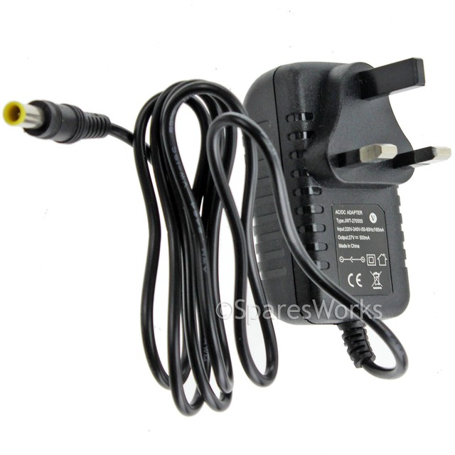 Mains Battery Charger Plug Cable for GTECH AFT001 AR02 AirRam Cordless