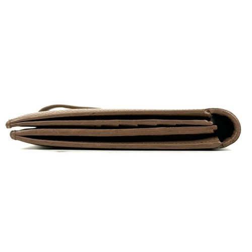 Celine Bifold Long Wallet Large Strap Leather Beige - Imagen 5 de 24