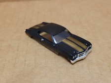 Chevy Chevelle body - Black - Gold stripes - fits: TJet, ThunderJet, Ultra-G etc
