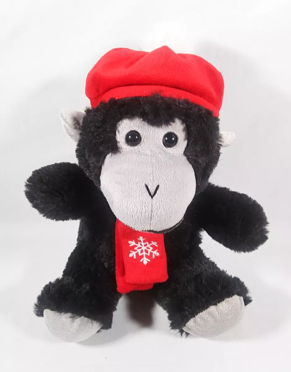 Plush Dan Dee Collectors Choice Gorilla w/red cap/valentine gift