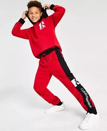 Boys calvin klein joggers hot sale
