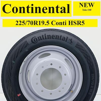 2025 RAM 4500/5500 225/70R19.5 CONTINENTAL CONTI HSR5 1 TIRE & STEEL RIM