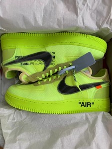 nike off white gialle fluo