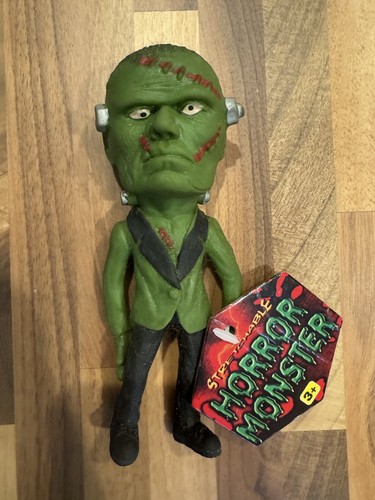 Stretchable Horror Monsters Frankenstein 4.5" Figure Tagged in arm NWT