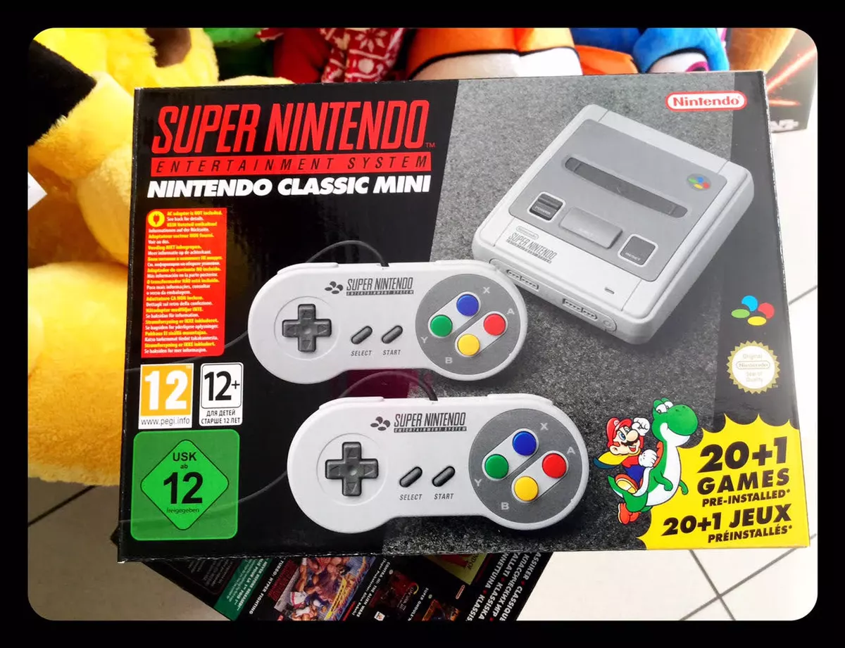 CONSOLE NINTENDO CLASSIC MINI SUPER NES 21 GIOCHI INCLUDED BRAND | eBay