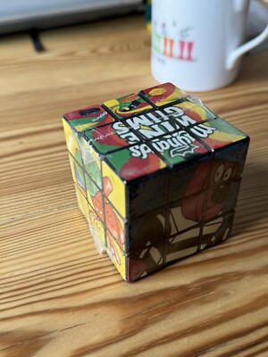 RUBIKS WÜRFEL sehr seltener Rubiks Würfel Cadbury Automaten Werbewürfel