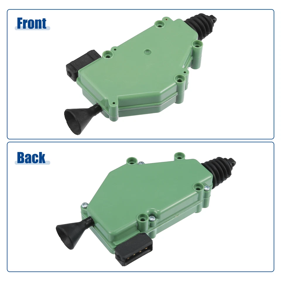 Actuador de cierre de cerradura de puerta delantera izquierda derecha Volkswagen EuroVan verde negro* Foto 2 de 4