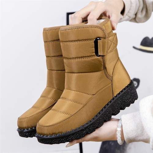 Non Slip Waterproof Snow Boots Platform Warm Ankle Boots Cotton Padded Shoes - Picture 11 of 32