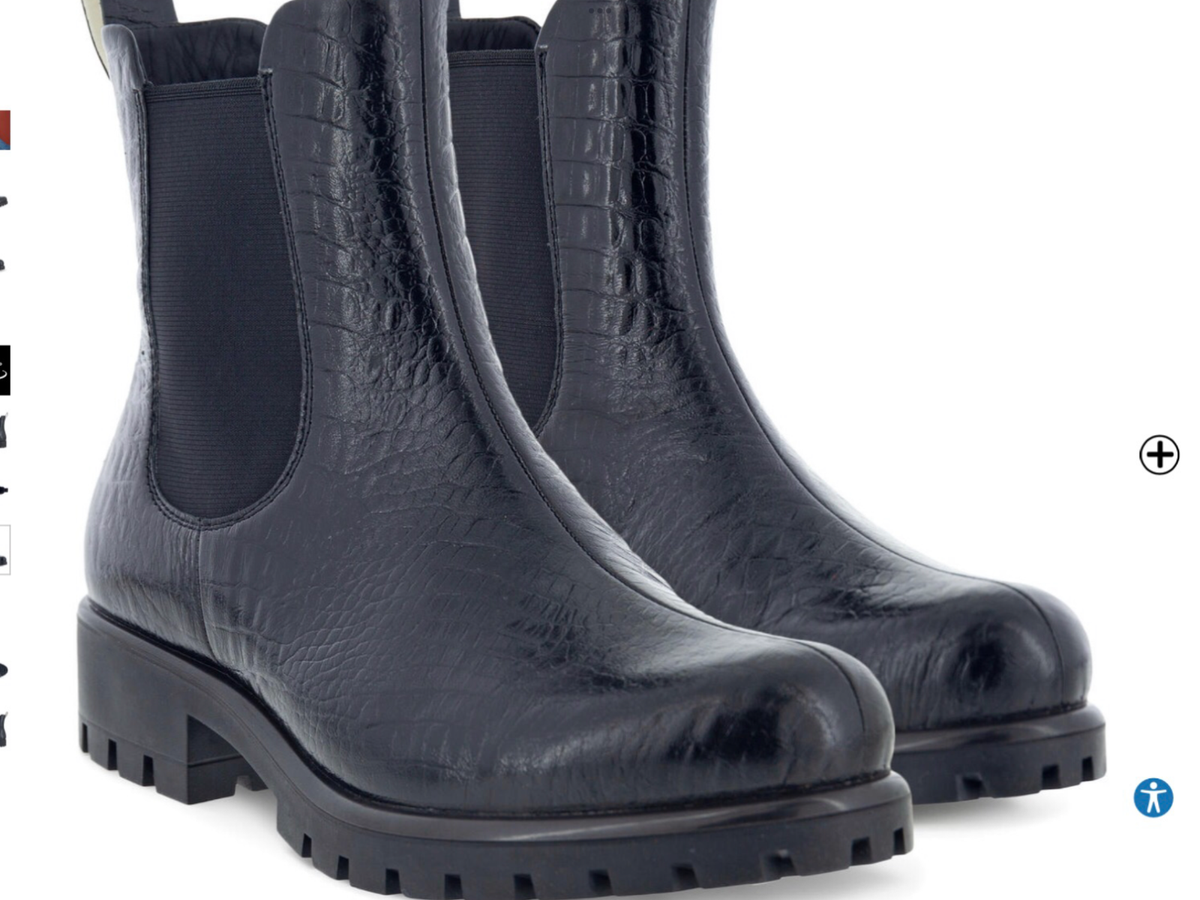 Ecco men\'s black leather Chelsea boots. Mint condition. Size 13 ECCO Men main image 2