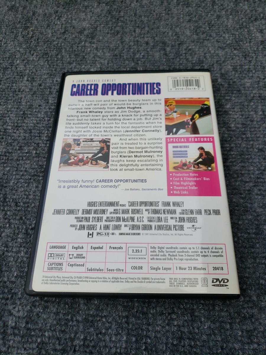 洋画・外国映画 Career Opportunities DVD Amazon.com: Career Opportunities (Special Edition) [Blu-ray