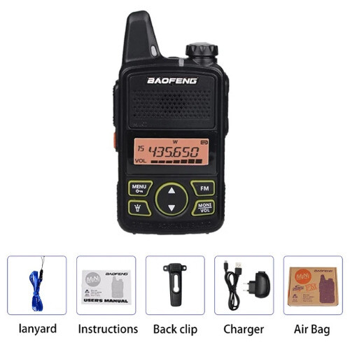 Walkie Talkie BF-T1 UHF 400-470MHz 5W Radio dwukierunkowe1500mAh 20CH Walkie Talkie - Zdjęcie 13 z 13